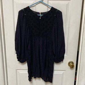 Free People Charlotte Embroidered Tunic Dress